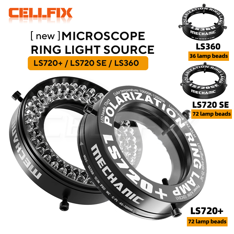 Electronics Repair Microscope - 【MECCÁNICO】 LS720+ LS360 Anillo de luz