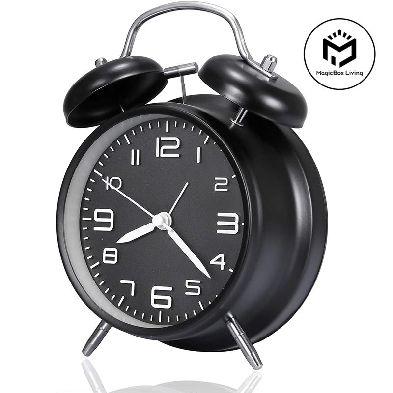 Electronics Repair Workstation - Reloj despertador ruidoso de doble campana