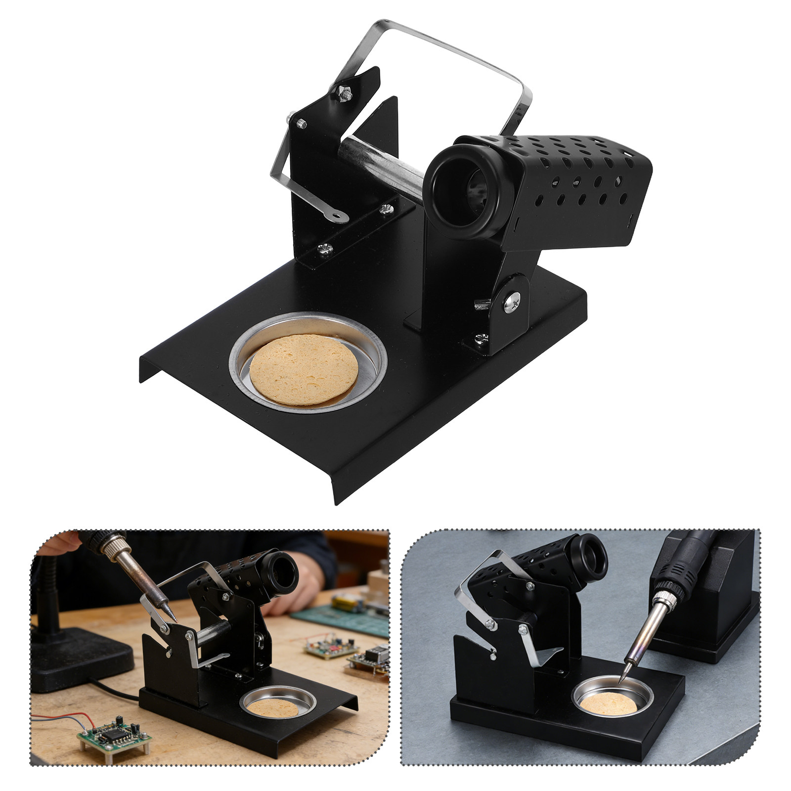 Electronics Repair Tools - Soporte metálico compacto y resistente al