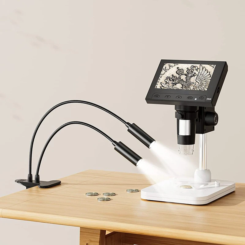 Lámpara de cuello de ganso con - Electronics Repair Microscope reseña y precio