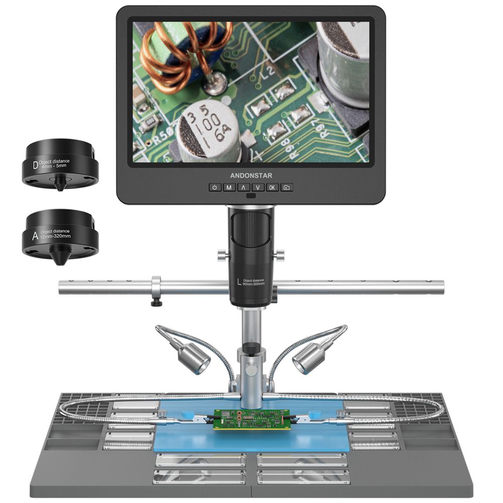 Andonstar Trinocular HDMI USB  - Electronics Repair Microscope reseña y precio