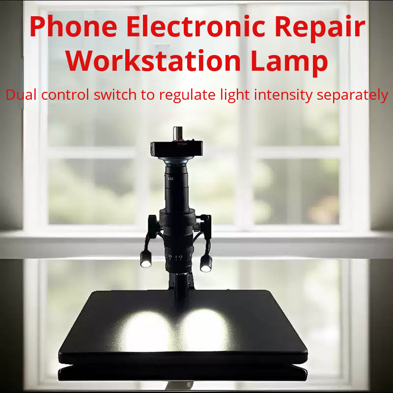 Lámpara de Cuello de Cisne LED - Electronics Repair Microscope reseña y precio