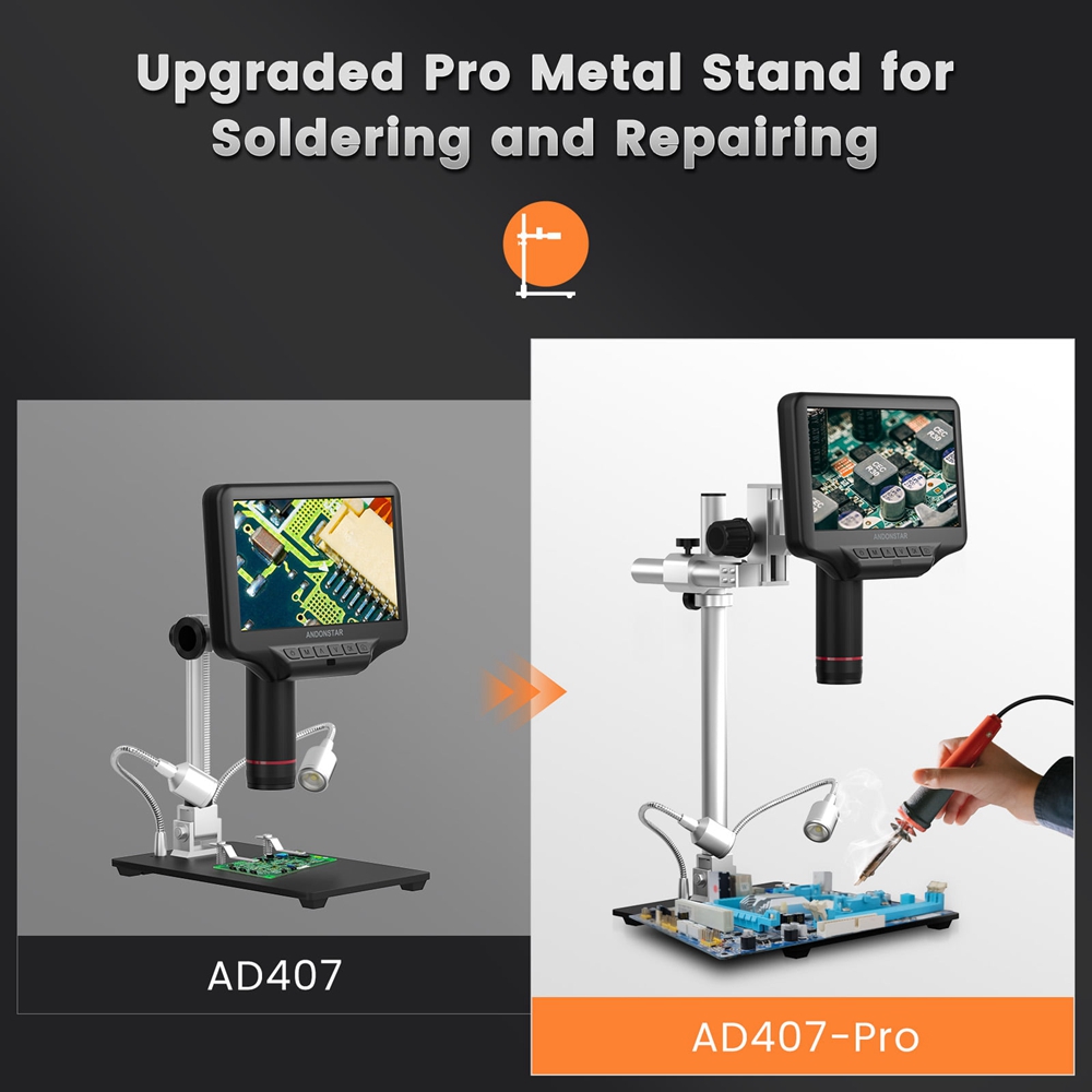 Andonstar-microscopio Digital  - Electronics Repair Microscope reseña y precio
