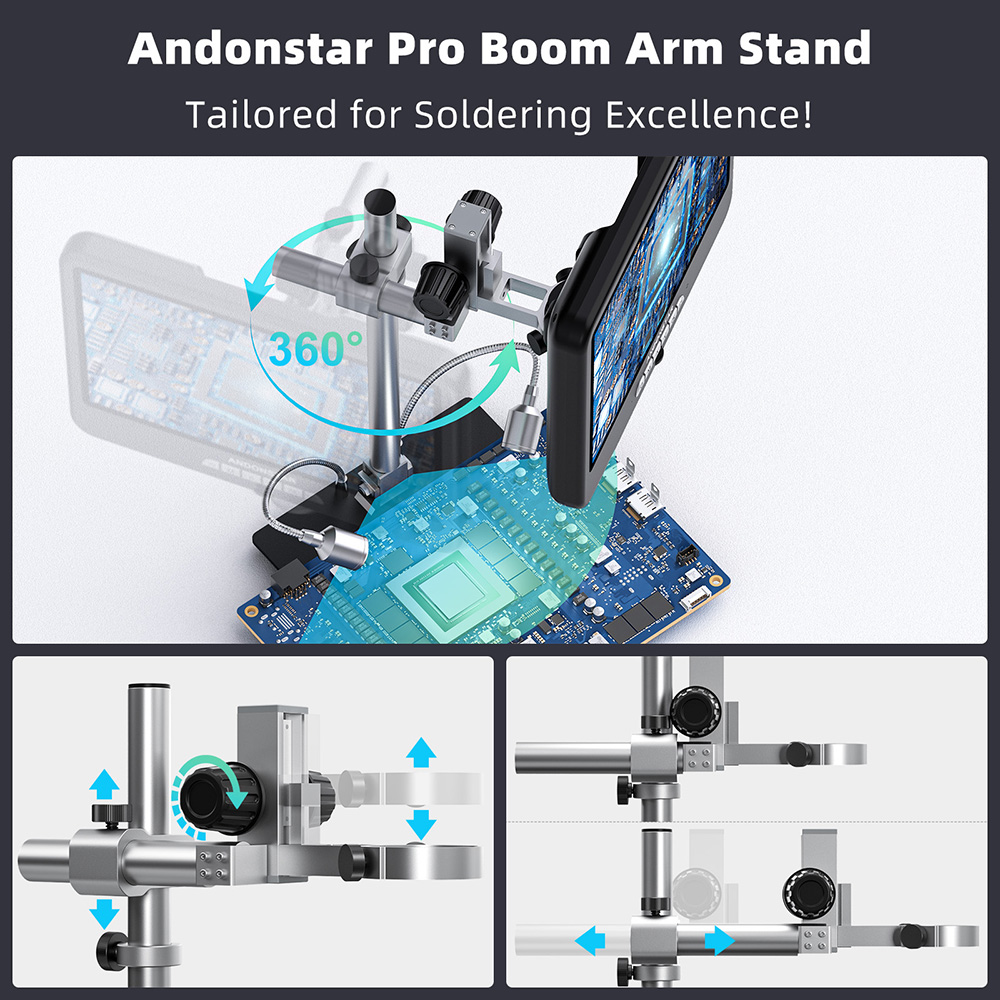 Andonstar primer microscopio D - Electronics Repair Microscope reseña y precio