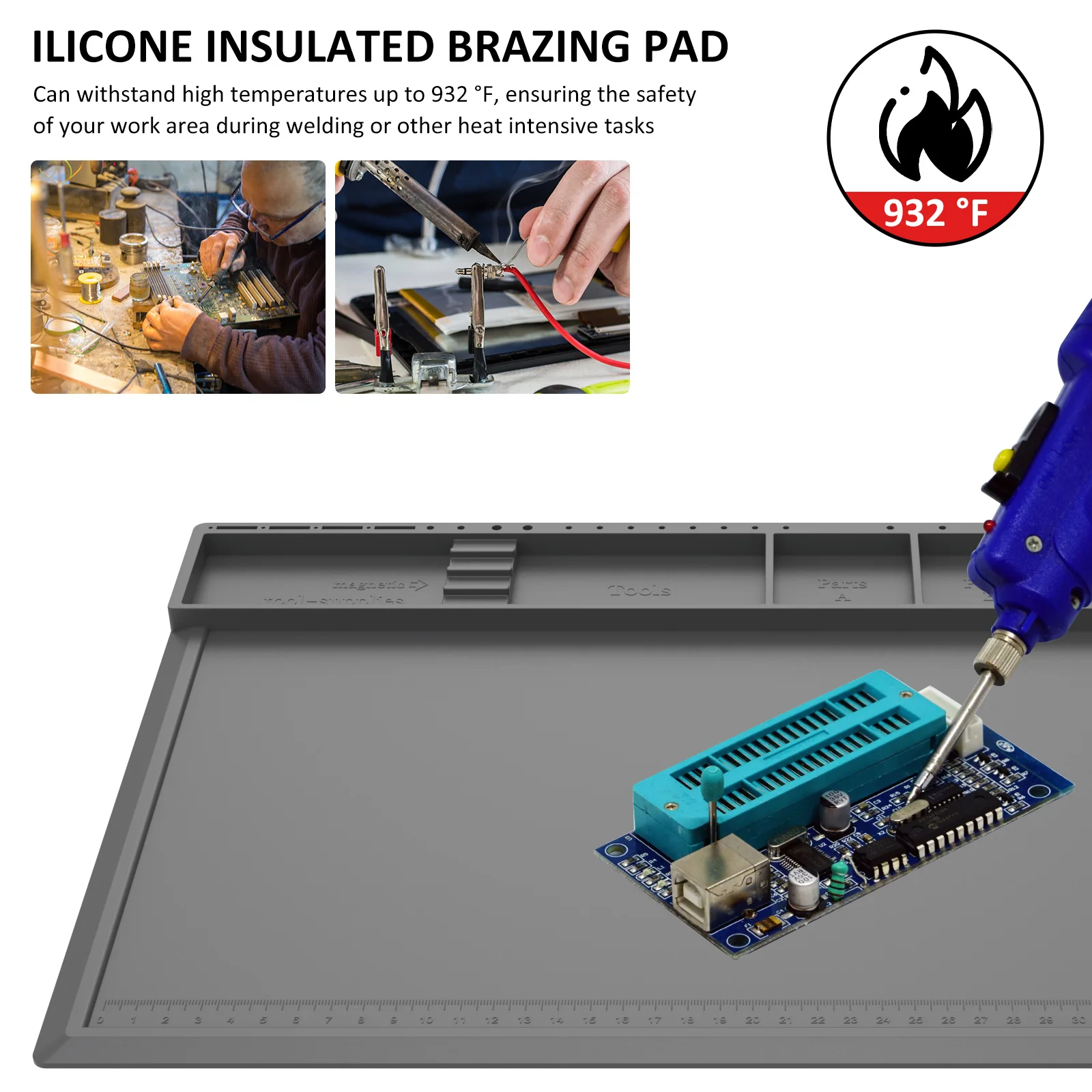 Alfombrilla para estación de s - Electronics Repair Workstation reseña y precio