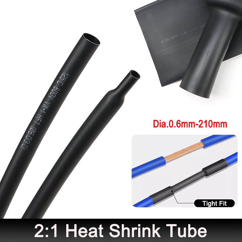 Tubo Termocontraíble Negro 2:1 - Electronics Repair Youtube reseña y precio